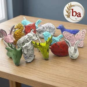 Poignées de meubles en fonte BA en forme d'animaux, multicolores, originales, pour portes d'armoires, tiroirs de cuisine, commodes et bureaux à domicile - Product Image 1