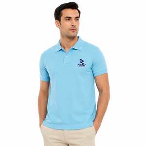 Polo homme en tissu doux et respirant, idéal pour un usage quotidien, coupe confortable, look élégant pour les hommes modernes. - Product Image 1