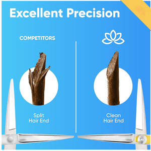 Ciseaux de coiffure Elite Edge 6,0 pouces en acier inoxydable 440C, ciseaux de précision pour salon avec finition lisse comme un rasoir - Product Image 6