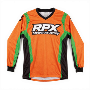 Maillot de motocross en polyester vierge coupe longue coupe-vent pour moto et motocross, grande taille, prix de gros - Product Image 2