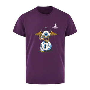 T-shirt pour homme 100 % coton, coupe classique, faible MOQ, nouveau style 2026, logo personnalisé imprimé, écologique, 180g - Product Image 1