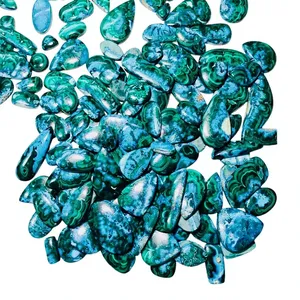 Cristales Sueltos de Crisocola Malaquita Natural de Alta Calidad para Joyería, Decoración del Hogar, Venta al Por Mayor, Tercera Parte FAIJAN - Product Image 3