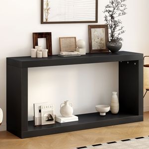 Table console carrée moderne et minimaliste U_STYLE, facile à assembler, pour entrée, couloir, salon, design tendance - Product Image 2