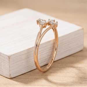 Anillo de Compromiso con Diamante Cultivado en Laboratorio de 1 Quilate, Corte Pera, Engaste de 3 Puntas, Oro de 10K, 14K o 18K, Certificado IGI, para Mujer - Product Image 5