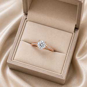 925 Silver <b>Fine</b> Jewelry Trendy Romantic Style Hidden Halo Design Moissanite Diamond <b>Ring</b> for Wedding Engagement Anniversary Gift - Product Image 5