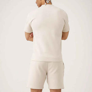 Nuevo producto, conjunto de pantalones cortos de verano para hombre, los más vendidos, ecológicos, ligeros, de tela de rizo, estilo H, lisos, en oferta en línea, con estampado en la parte superior - Product Image 6