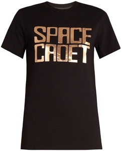 Camisetas de Cuello Redondo Tejidas al por Mayor, 100% Algodón, con Estampado Metálico Dorado Personalizado, Ecológicas, Lavadas con Biocámaras, Logotipo Gráfico, Tallas Grandes - Product Image 5