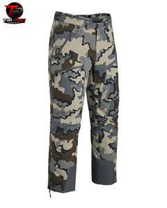 Salopette de chasse pour hommes, camouflage, taille haute, avec boucle de ceinture intégrée, poches zippées obliques et horizontales - Product Image 1