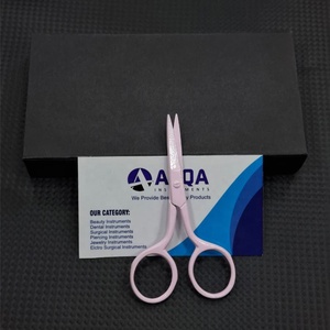 Bán Buôn Chất Lượng Cao Tùy Chỉnh Thêu Kéo Ưa Thích In Kim Chỉ Màu Hồng Tráng Kéo 3.5" - Product Image 2