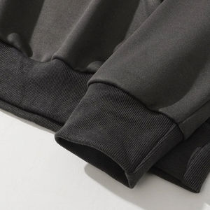 High Quality Rhinestone Hoodie Oversize Hoodie <b>Thick</b> <b>Fleece</b> Drop Shoulder Plain Blank Custom Men Hoodies - Product Image 6