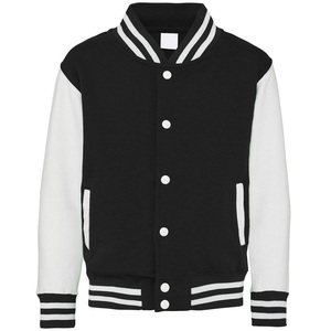 RTS High Quality Varsity <b>Jacket</b> with Stand <b>Collar</b> & Front Logo Fully Customized Designs Breathable Windproof - Product Image 3