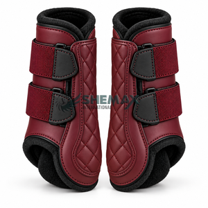 Botas de equitación duraderas para caballos con interiores acolchados, cierre seguro y construcción flexible para sesiones de ejercicio regulares. - Product Image 4