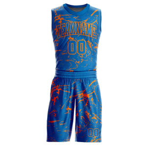 ชุดบาสเก็ตบอลแบบสลิมฟิต ผ้าเนื้อเบา ราคาขายส่งสมเหตุสมผล ระบายอากาศได้ดีเยี่ยม ออกแบบได้ตามต้องการ คุณภาพสูง - Product Image 1