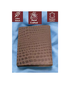 Porta Pasaportes de Cuero Genuino con Bloqueo RFID, Organizador de Tarjetas de Viaje con Ranuras para Tarjetas SIM, Estuche para Documentos - Product Image 3