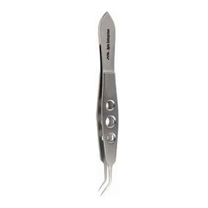 Pince de maintien manuelle ultra-délicate pour lentilles McPherson, certifiée CE, avec conception ergonomique, longueur totale de 10,5 cm, mâchoires angulaires de 7,5 mm - Product Image 5
