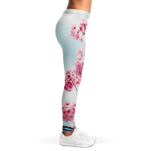 Leggings de punto de cintura alta para mujer, personalizados, suaves y cómodos, con estampado de logo, transpirables, para uso casual, de moda. - Product Image 6