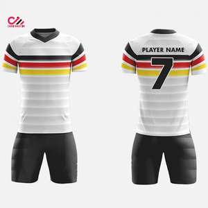 Uniforme de football de haute qualité, couleur unie, 100% polyester, uniforme d'équipe, uniforme de football - Product Image 1