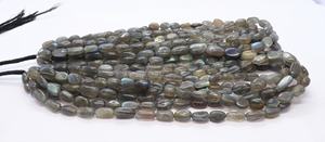 ลูกปัดลาบราดอไรต์ธรรมชาติทรงหยดน้ำขนาด 8-10 มม. ลูกปัดพลอยลาบราดอไรต์ 16 นิ้ว ลาบราดอไรต์ทรงหยดน้ำแบบเรียบ - Product Image 4