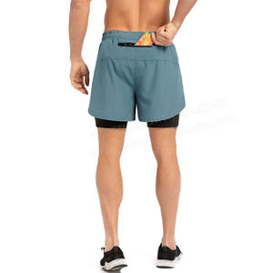 Pantalones Cortos de Compresión para Hombre, Transpirables, de Secado Rápido, Ajuste Muscular, para Gimnasio, Entrenamiento, Fitness, Rendimiento Atlético, Ropa Deportiva Ligera - Product Image 4