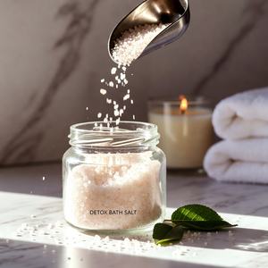 Sal de Baño Desintoxicante de Piedra del Himalaya, Natural y Ecológica, para Spa, Aromática, Herbal y Mineral, para un Estado de Ánimo Relajado y Piel Suave - Product Image 1