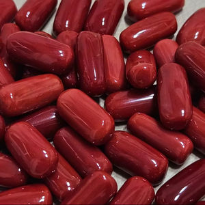 พลอยสีแดงอิตาลีทรงรี คุณภาพดี พลอยเม็ดเดี่ยว สำหรับทำเครื่องประดับ จากอินเดีย - Product Image 1