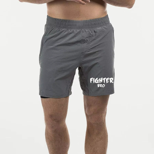 กางเกงขาสั้นออกกำลังกายผู้ชาย น้ำหนักเบา ผ้าฝ้าย สำหรับยิม เทรนนิ่ง วิ่ง เล่นกีฬา ฟิตเนส ออกกำลังกาย ออกแบบและสั่งตัดไซส์ได้ - Product Image 1