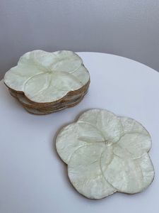 Sous-verres en nacre incrustée faits à la main, accessoires décoratifs pour boissons, restaurants, hôtels et maisons, vente en gros - Product Image 6