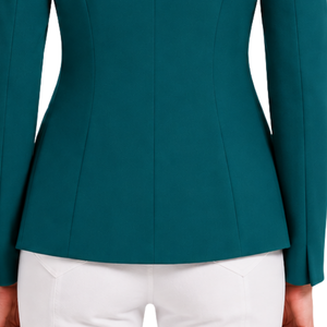 Teal Equestrian <b>Jacket</b> for <b>Women</b> Tailored Riding Blazer Professional Horse Riding Competition Coat Custom OEM Wholesale Fashion - Product Image 6