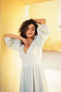 Vestido Midi Informal de Lino y Algodón Estilo Bohemio para Mujer, Cuello en V, Botones al Frente, Cómodo Vestido Maxi de Verano - Product Image 2