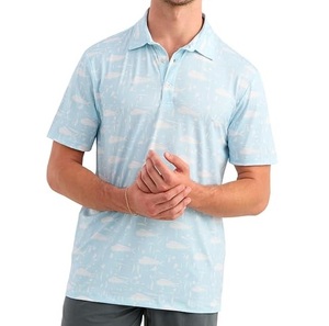 Men' Digital Print <b>Fish</b> Pattern Polo Tee <b>Shirt</b> UPF 50 Jersey Short Sleeves Breathable Polyester Fishing Wear <b>T</b>-<b>Shirt</b> Jerseys - Product Image 3
