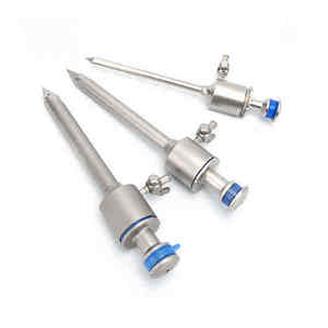 High Quality Veterinary Surgical <b>Instruments</b> Stainless Steel Trocar Set <b>Laparoscopic</b> Surgery Manual Durable - Product Image 1