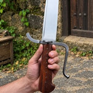 Réplica Decorativa de Espada de Fantasía Hecha a Mano con Grabado Detallado en la Hoja de Acero, Guarda Ornamental y Mango Premium - Product Image 3