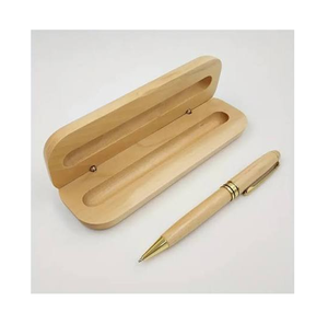 Best Quality Wood Pencil <b>Case</b> For Writing <b>Tools</b> 4 Slots Crafts Stationery Storage Organizer Wood Pen Box - Product Image 3
