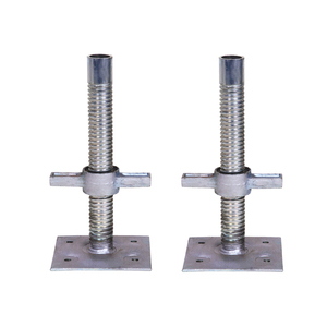 แจ็คปรับระดับสำหรับนั่งร้านอุตสาหกรรม หรือ แจ็คฐาน  ชุบสังกะสี  เหล็กแผ่นรีดร้อน  ท่อขนาด 38 มม. ความสูง 650 มม. - Product Image 6