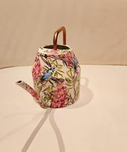 Arrosoir élégant à imprimé floral rose pour plantes d'intérieur et d'extérieur, jardin, balcon, arrosoir décoratif, article cadeau - Product Image 4