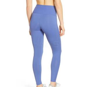 Legging de yoga élastique à taille basse, MOQ faible, couleur unie, taille mi-haute, haute qualité, respirant, écologique, séchage rapide, pour femme, idéal pour le fitness - Product Image 4