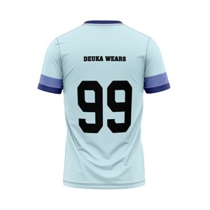 Camiseta de Entrenamiento de Secado Rápido con Logotipo de Equipo Personalizado, 100% Poliéster, Impresión por Serigrafía, Camiseta de Lacrosse, OEM, ODM, MOQ Bajo - Product Image 2