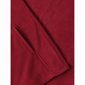 Veste d'hiver pour homme personnalisée avec col montant, fermeture éclair intégrale, polaire pour activités de plein air - Product Image 5