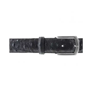 Cinturones de Cuero con Estampado Negro para Hombre, Hechos a Mano y Personalizados, de 35 mm, Caja de 6 Unidades, Marca Privada OEM ODM - Product Image 1