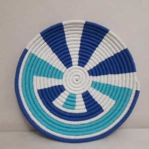 Lot de 7 paniers muraux tissés artisanaux extra larges, collection murale bohème, prix d'usine en gros, Vietnam - Product Image 4