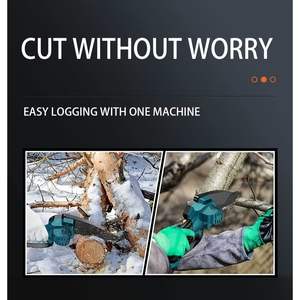 Mini Motosierra Eléctrica Inalámbrica de 6 Pulgadas con 2 Baterías y Bloqueo de Seguridad para Cortar Madera y Podar Árboles en Patios para Propietarios de Viviendas - Product Image 5