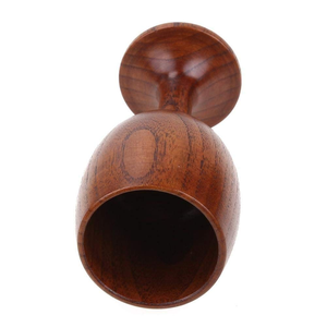 Copa de Vino de Madera, Regalo Personalizado, Artículos de Cocina, Copa de Vino de Tallo Corto para Mesa, para Cócteles y Fiestas - Product Image 1