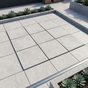 Baldosas de Porcelana Rectificadas Vistaar R11 de 600x1200 mm, 20 mm de Grosor, para Exteriores, Resistentes, Color Gris Piedra, para Pavimentación de Entradas - Product Image 2