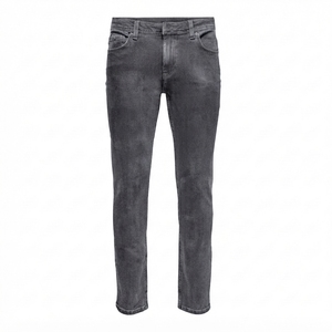 Men Stretch Jeans Custom Logo Denim Pants Wholesale Manufacturer Fashion Men Slim Fit Jeans High Quality Denim <b>Trousers</b> Supplier - Product Image 1