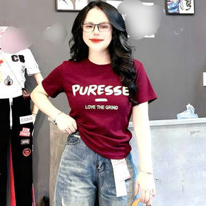 เสื้อยืดลายการ์ตูนมิกกี้น่ารักสำหรับผู้หญิง-ผ้าฝ้ายเนื้อนุ่มระบายอากาศได้ดีสไตล์ลำลองเหมาะกับกางเกงยีนส์กระโปรงกางเกงขาสั้น - Product Image 2