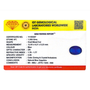 Loose 6.3 Carat Sky Blue Sapphire Gemstone Brilliant Cut for Fine Jewelry - Product Image 4
