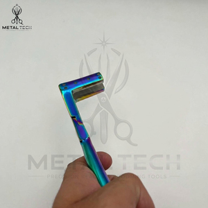 คีมติดเทปต่อผมแบบเคลือบสีรุ้ง หัวเจาะรู ซิลิโคนนุ่ม ใช้ในร้านเสริมสวย - Product Image 6