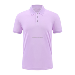 Chemise polo d'affaires en polyester de couleur unie, style tendance estival, avec logo personnalisé OEM, broderie et impression - Product Image 3
