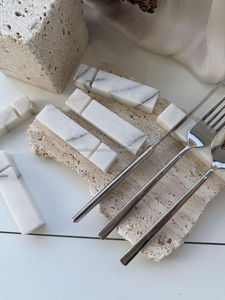 Reposapiés de mármol de primera calidad para Decoración de mesa de boda, configuración de comedor e ideas de decoración Interior de lujo para el hogar - Product Image 6