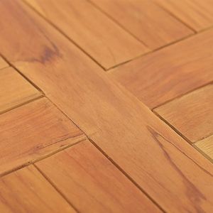 Tavolo rotondo in legno di Teak massiccio da esterno da 15.7 pollici 1 ° scelta per mobili durevoli ed eleganti - Product Image 5